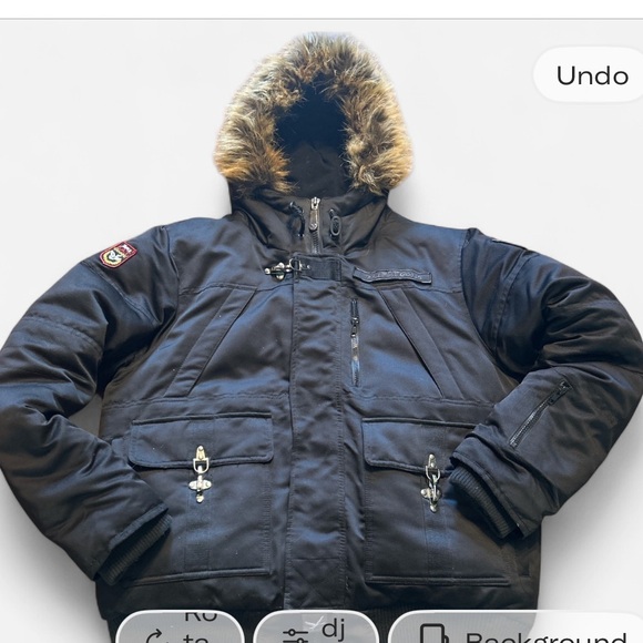 Triple Goose Puffer Jacket Men Down Coat Men large